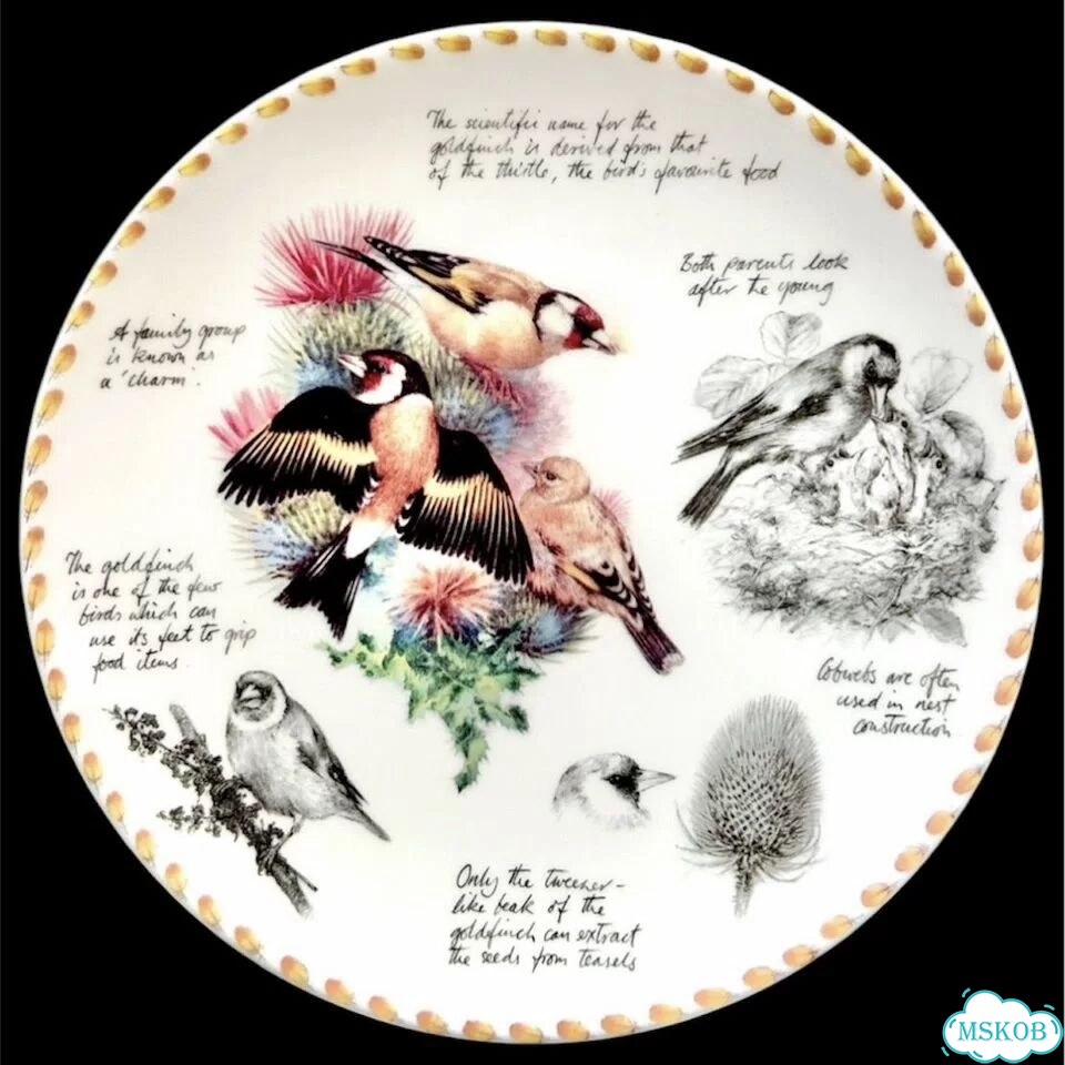Тарелки Wedgwood Птицы Записки орнитолога фото 3