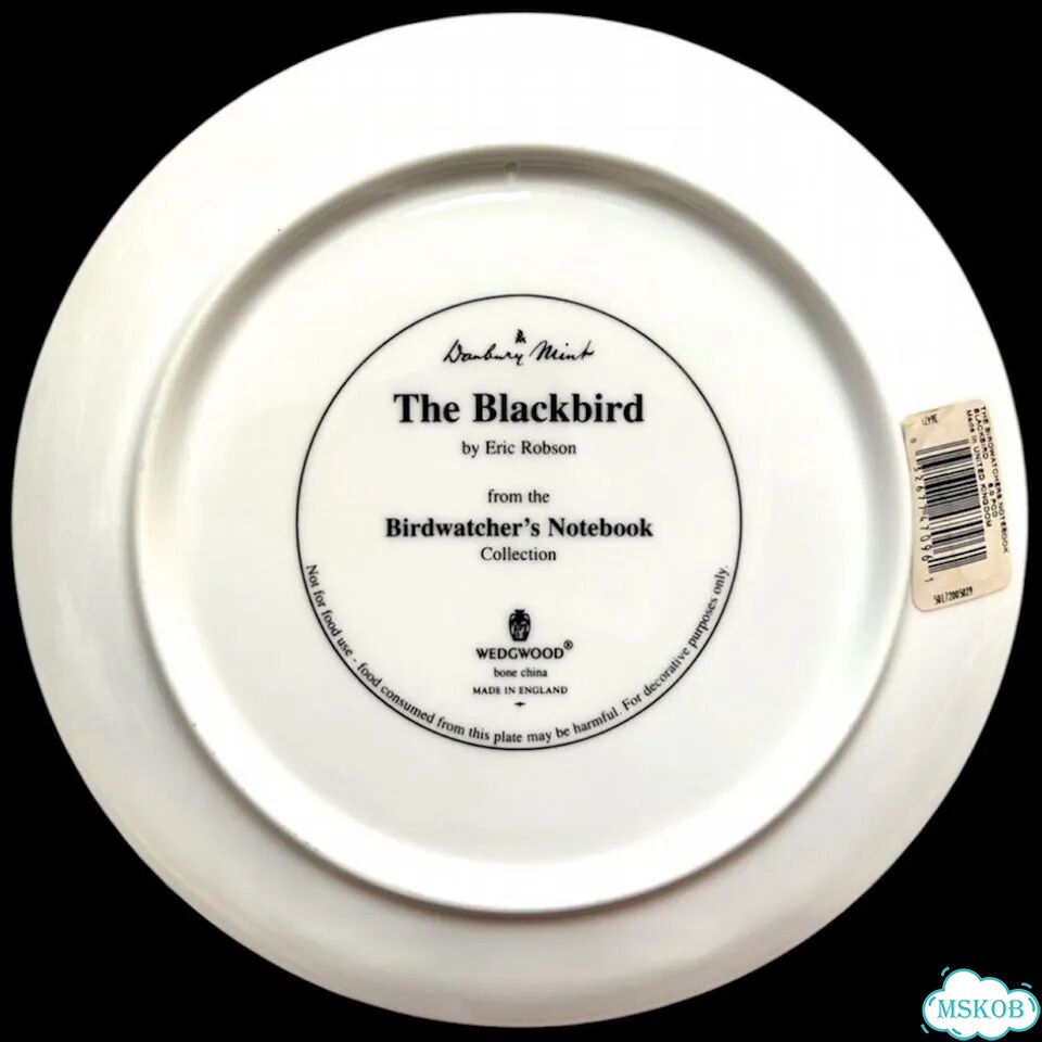 Тарелки Wedgwood Птицы Записки орнитолога фото 6