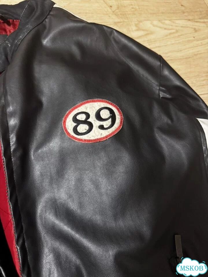Куртка кожаная винтаж Moze. Racer jacket. оригинал фото 5
