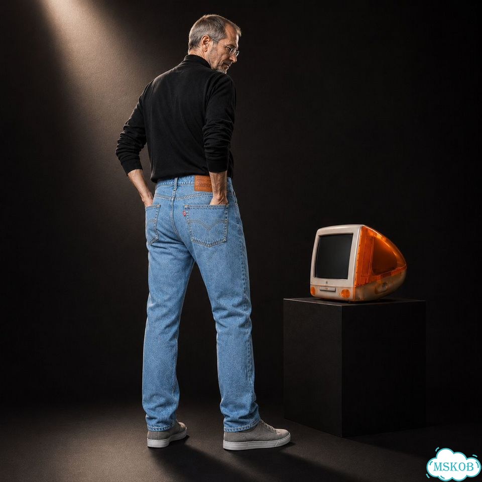Levi's 501 Джинсы как у Стива Джобса голубые фото 2