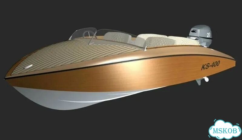 Чертежи и раскрои моторной лодки кс-400, ks-400 фото 1