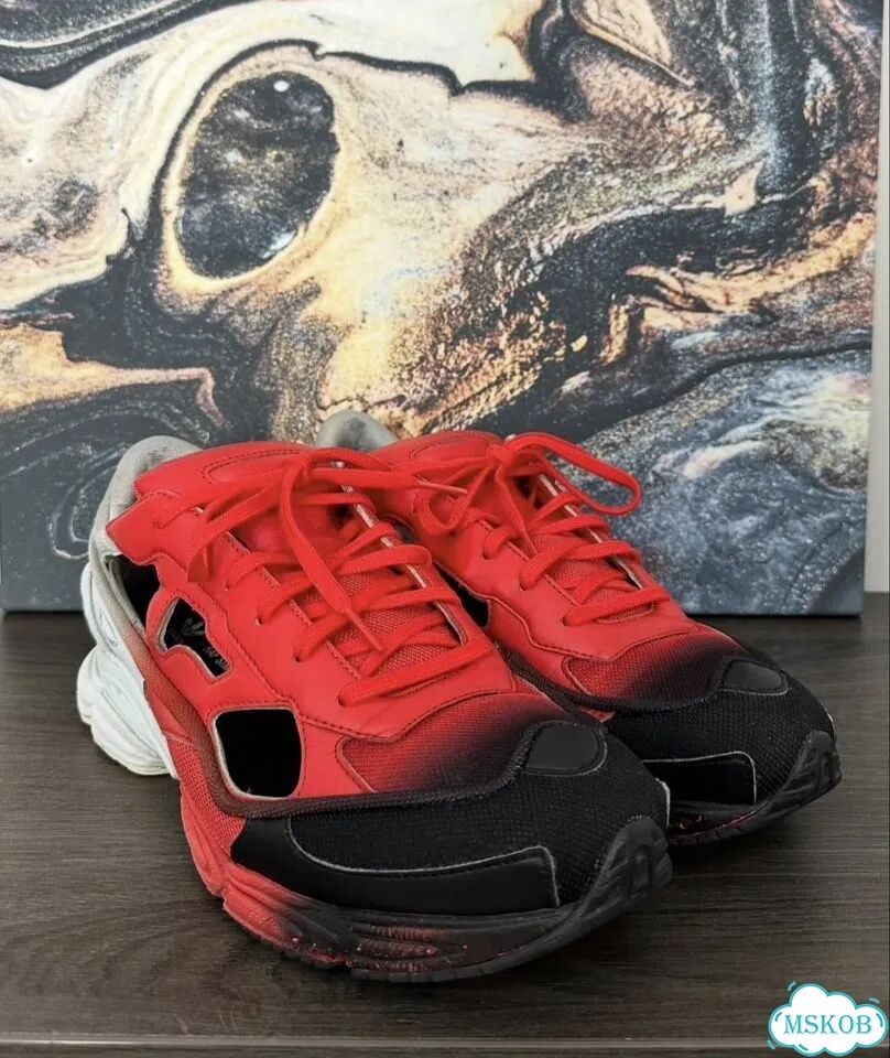 Кроссовки Adidas Raf Simons ozweego replicant red фото 1