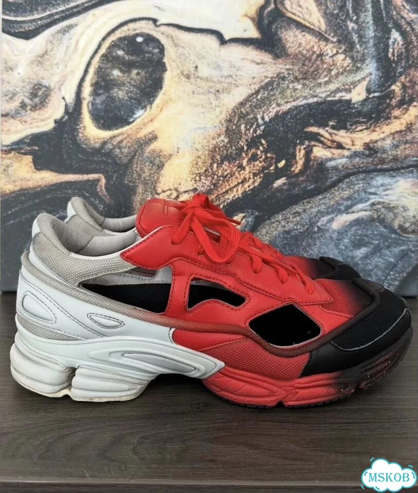 Кроссовки Adidas Raf Simons ozweego replicant red фото 3
