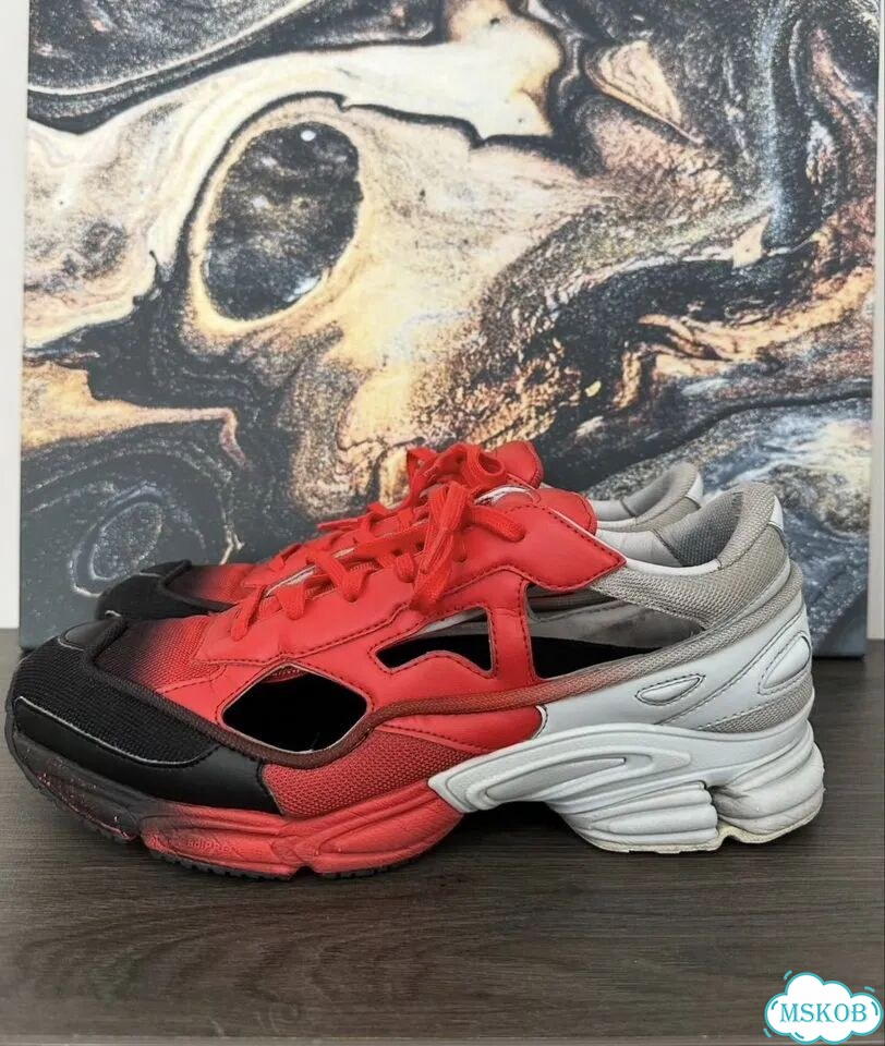 Кроссовки Adidas Raf Simons ozweego replicant red фото 4