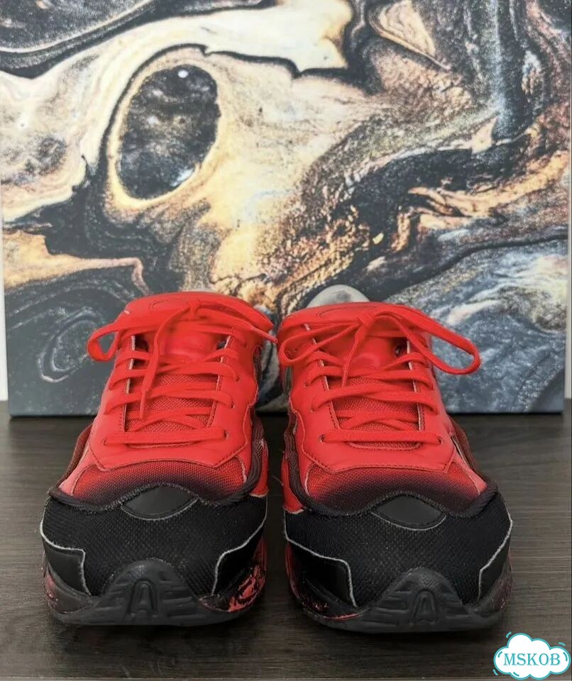 Кроссовки Adidas Raf Simons ozweego replicant red фото 5