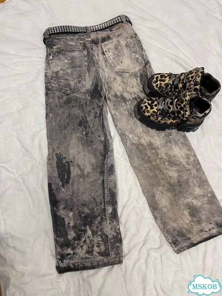 Джинсы широкие acne studios type y2k фото 2