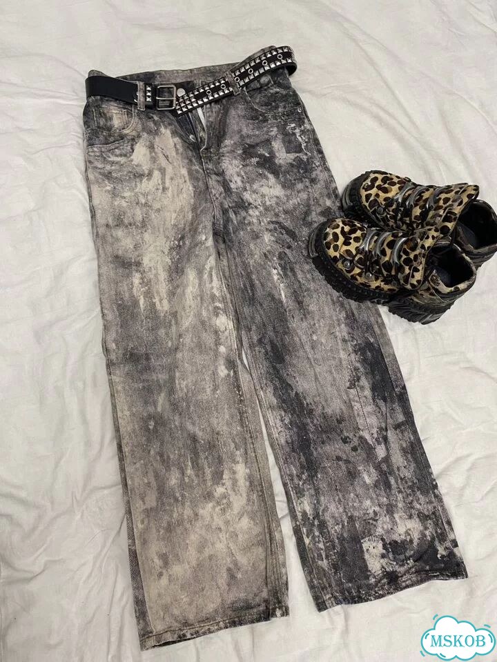 Джинсы широкие acne studios type y2k фото 3