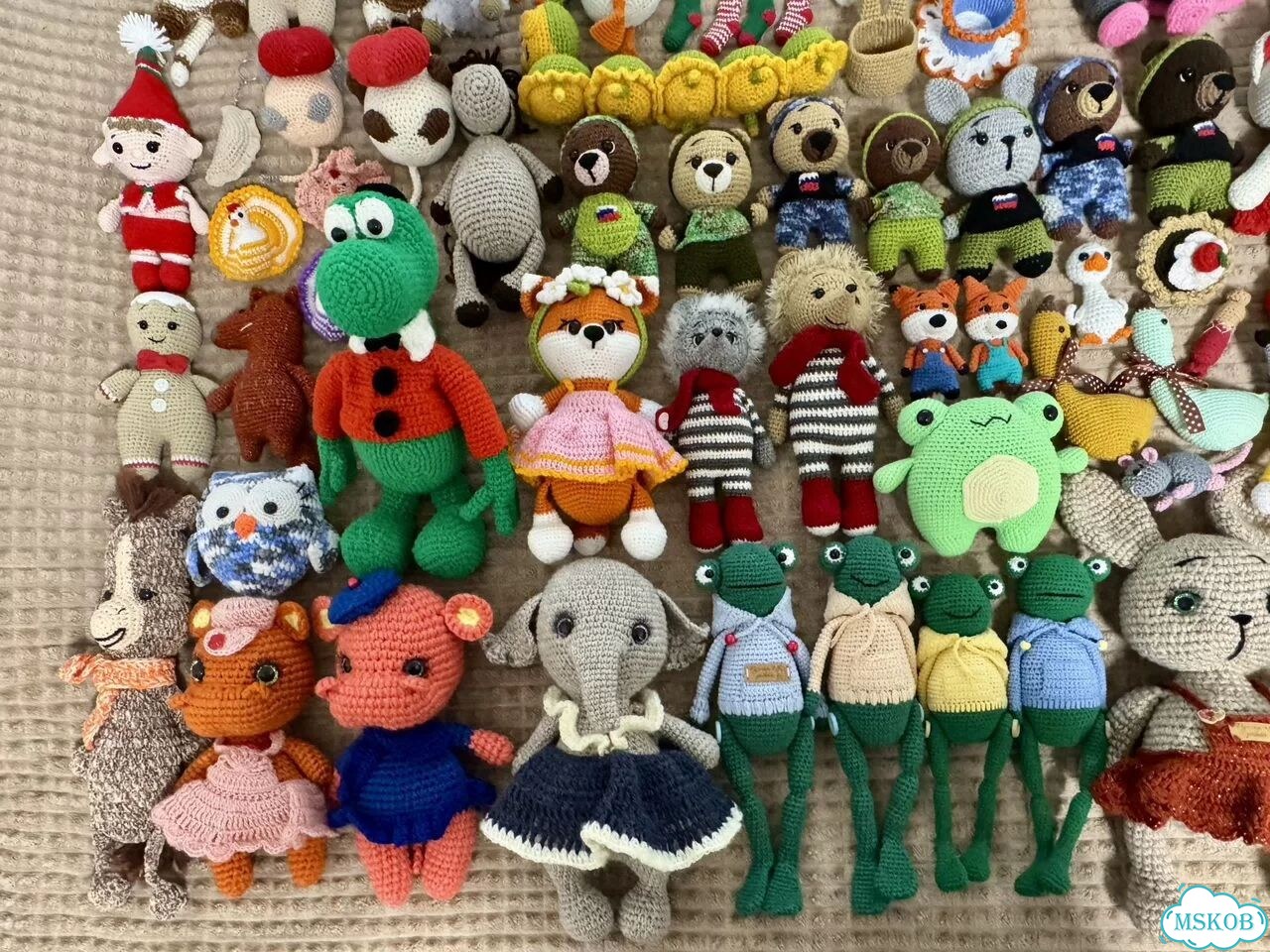 Вязаные игрушки в наличии много фото 4