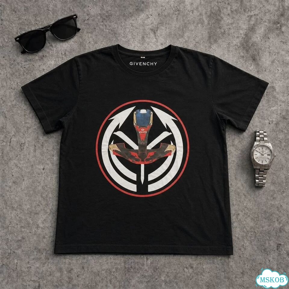 Футболка Givenchy Circle Masai Cobra фото 1