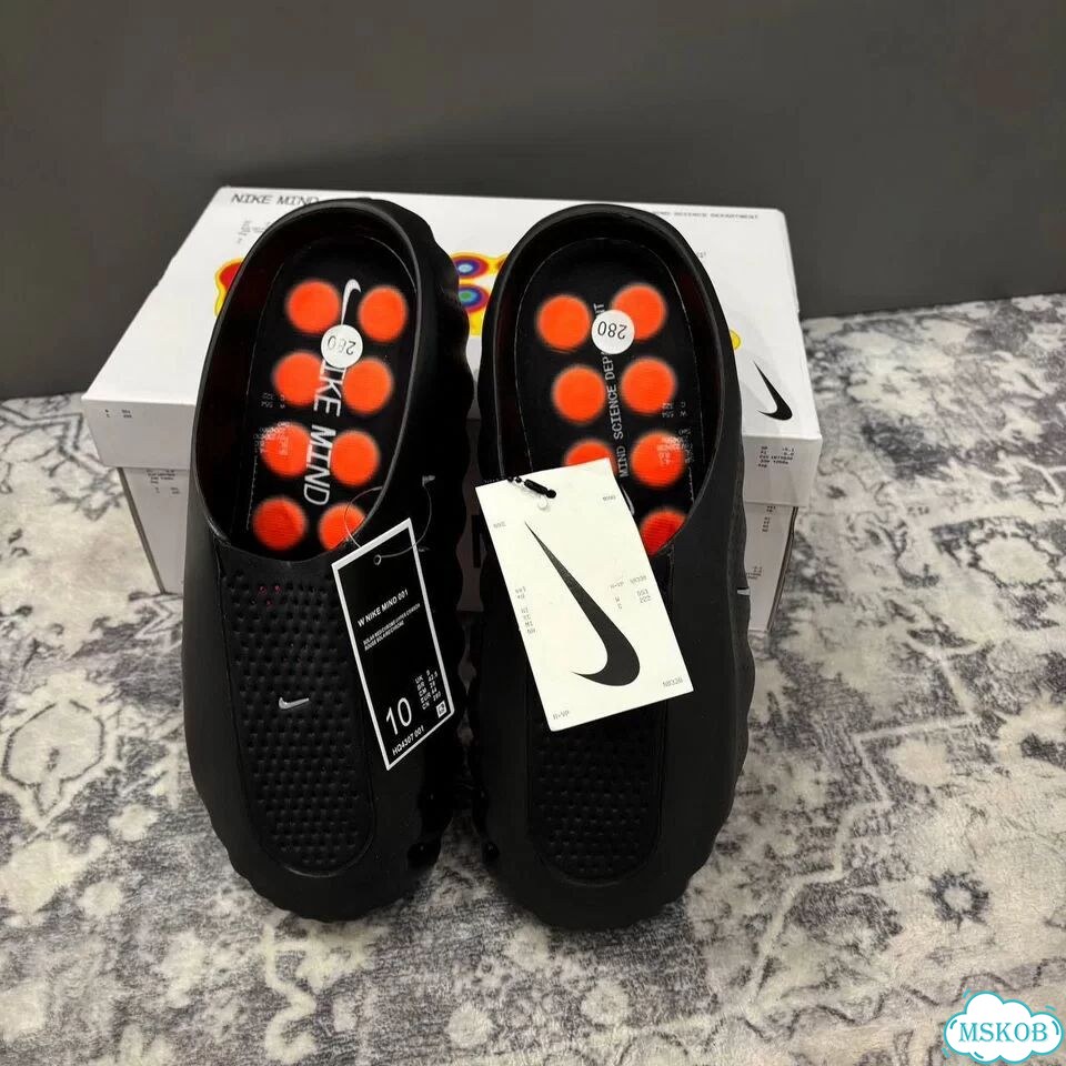Тапки Nike mind 001 черные фото 1