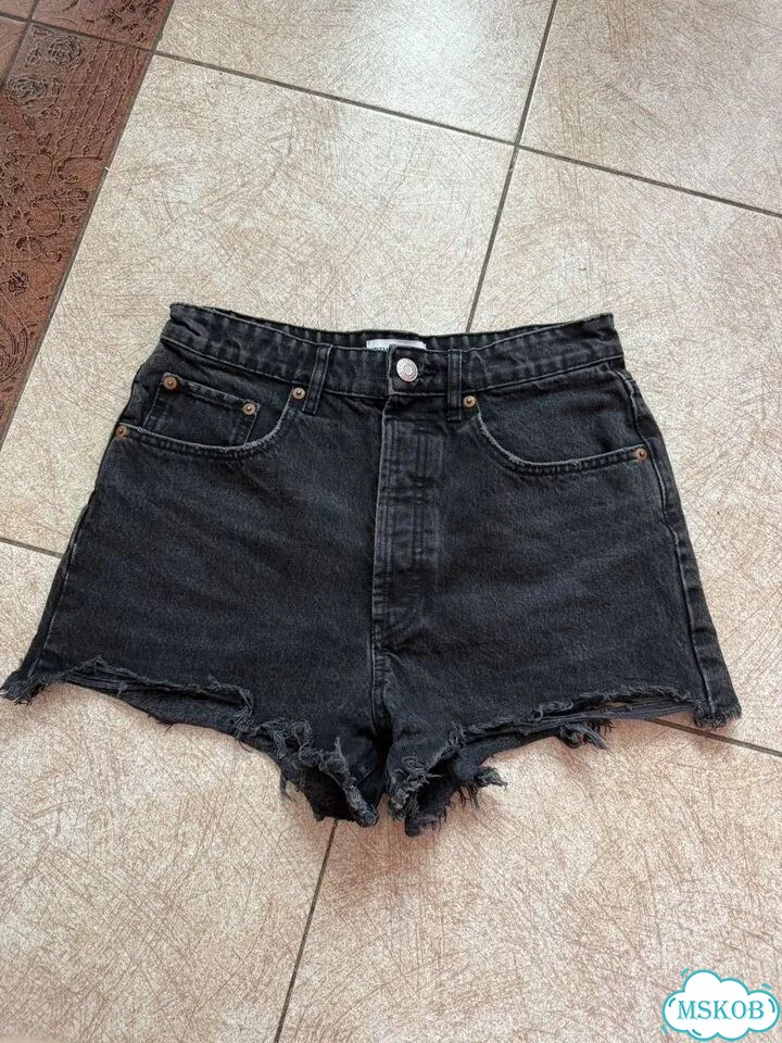 Джинсовые шорты Zara 38 фото 1