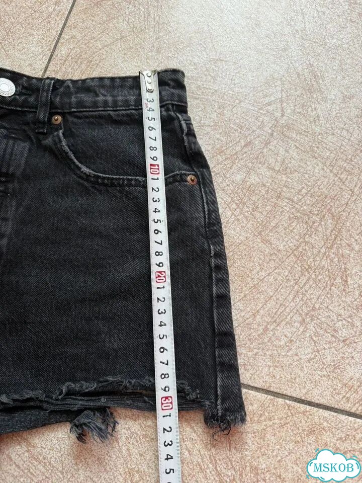 Джинсовые шорты Zara 38 фото 7