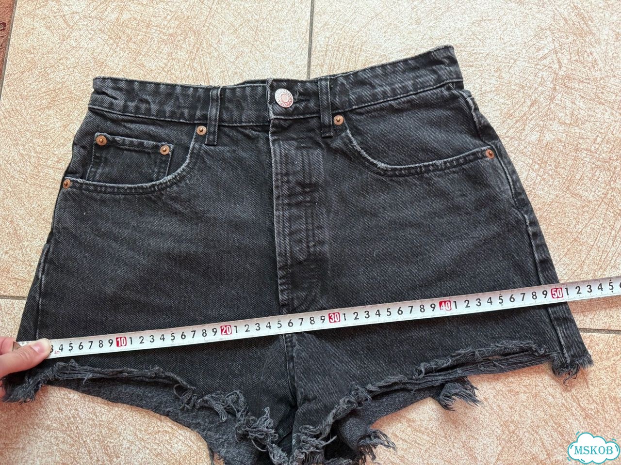 Джинсовые шорты Zara 38 фото 8