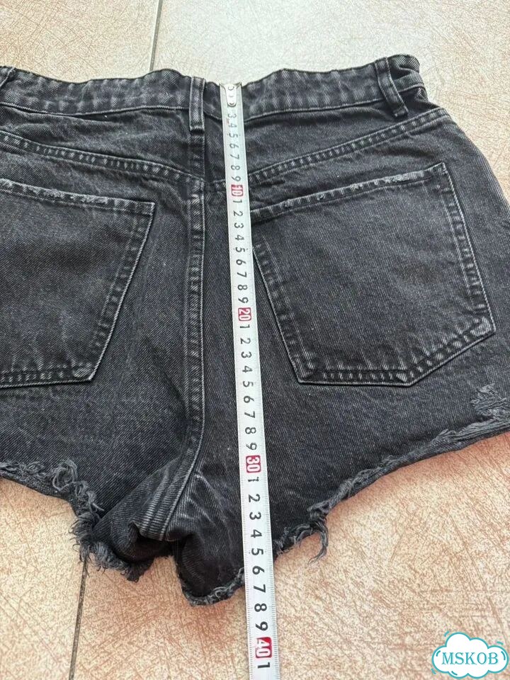 Джинсовые шорты Zara 38 фото 9