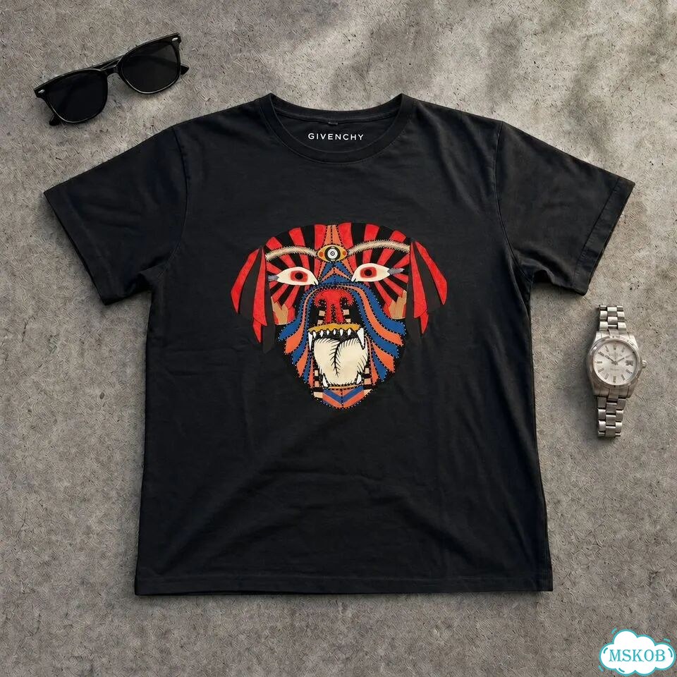 Футболка Givenchy Africa Rottweiler Archived Tee фото 1