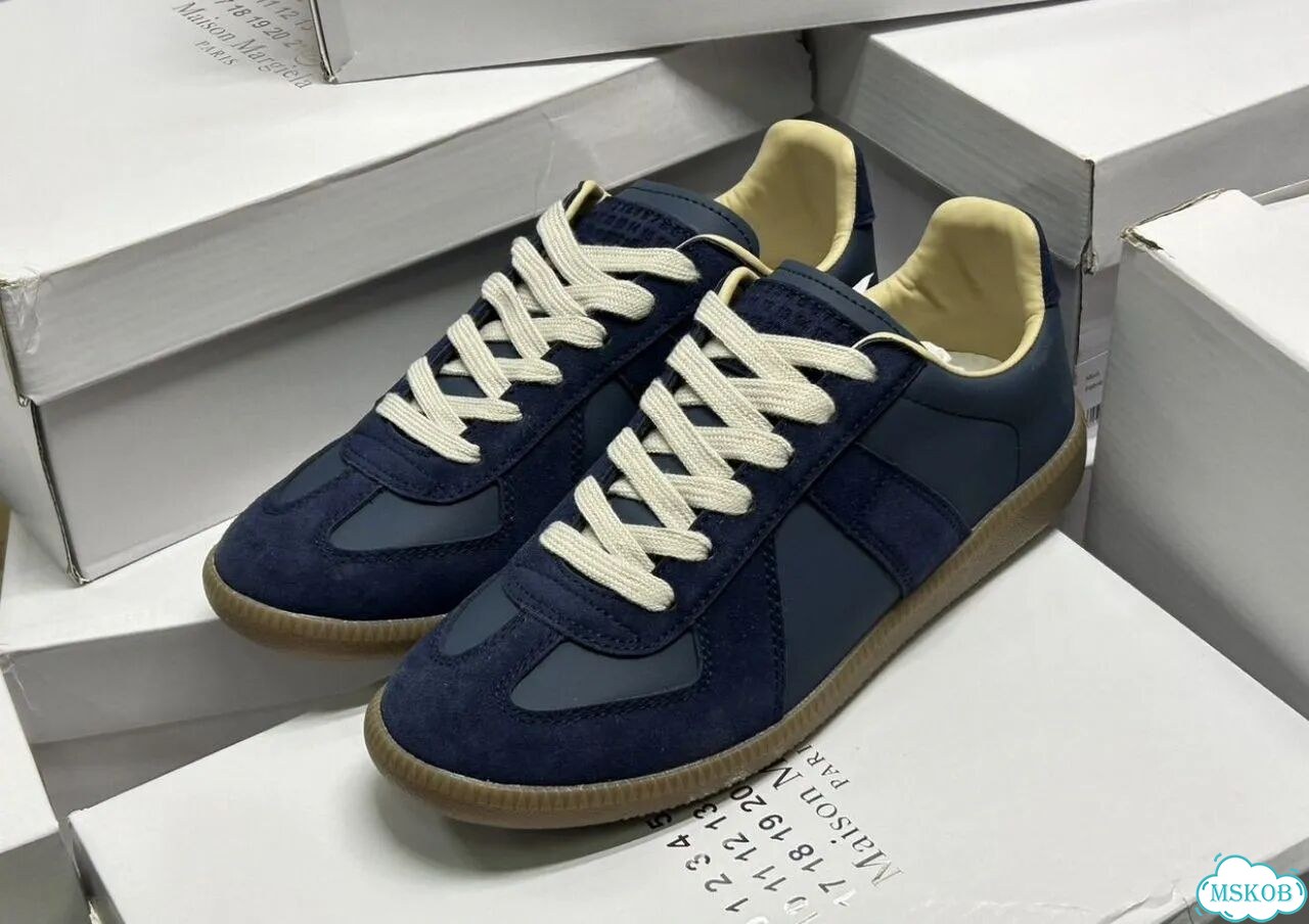 Кеды Maison Margiela replica indigo blue фото 1