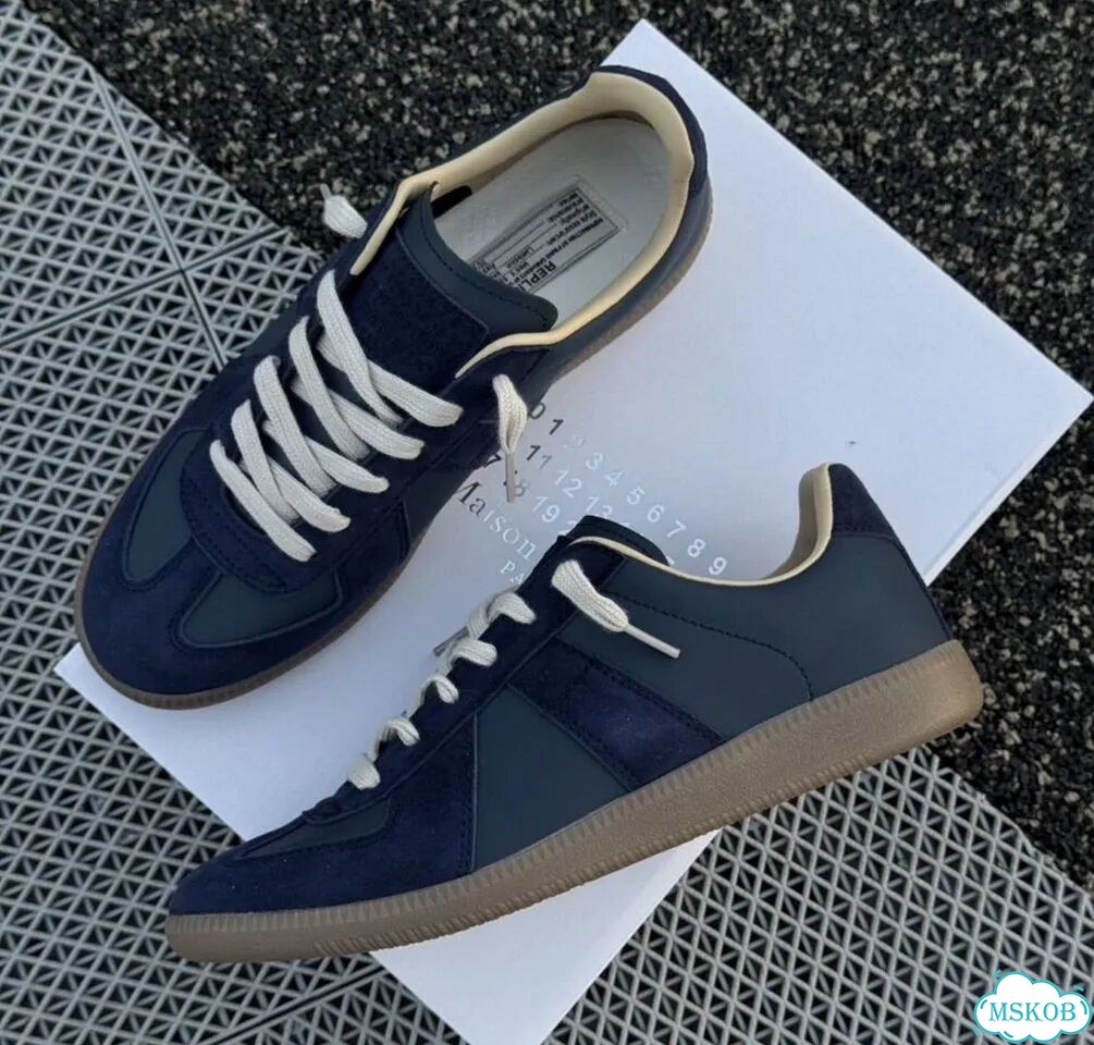 Кеды Maison Margiela replica indigo blue фото 10