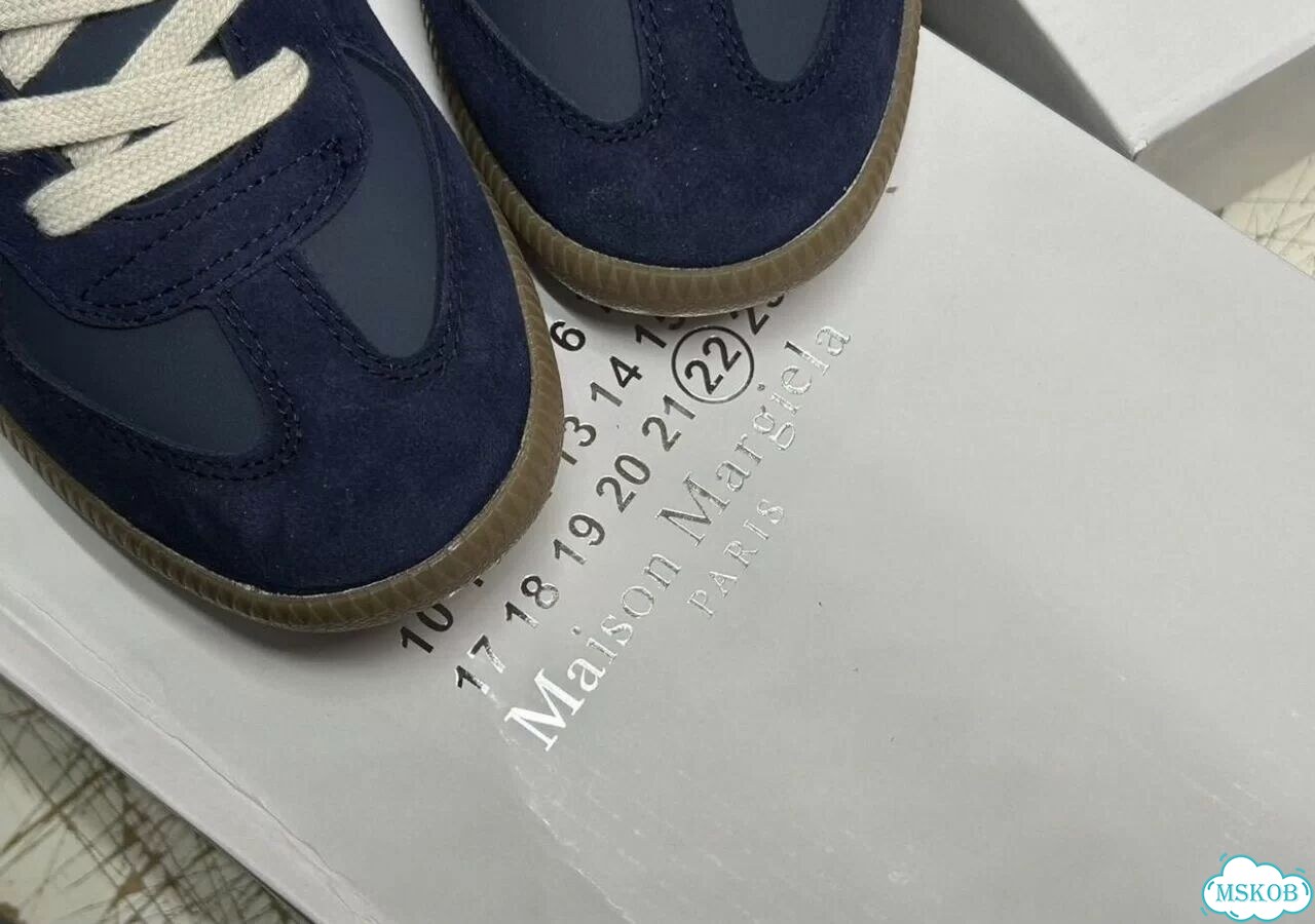 Кеды Maison Margiela replica indigo blue фото 4
