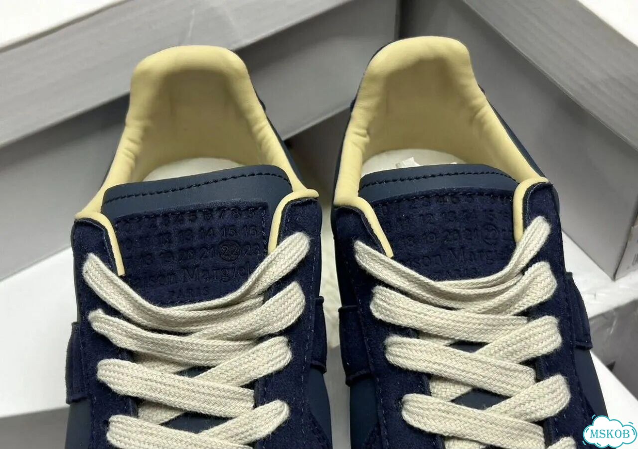 Кеды Maison Margiela replica indigo blue фото 6