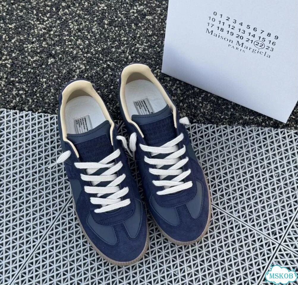 Кеды Maison Margiela replica indigo blue фото 7