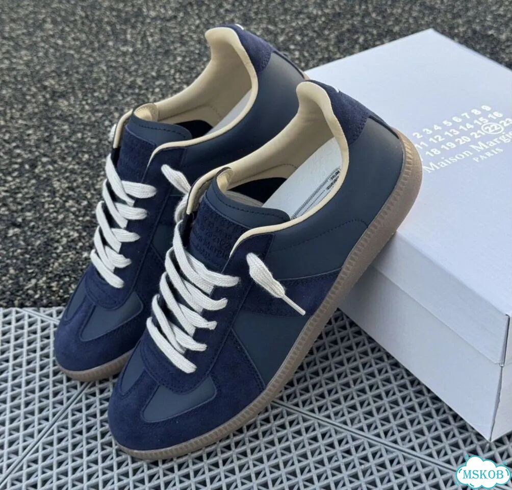 Кеды Maison Margiela replica indigo blue фото 8
