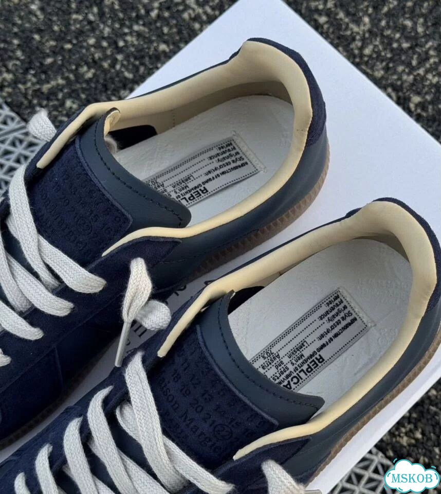 Кеды Maison Margiela replica indigo blue фото 9