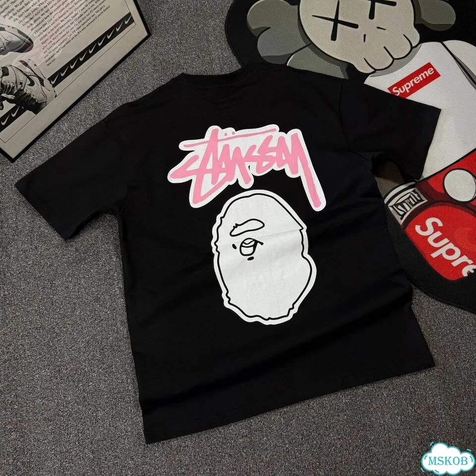 Футболка Bape x Stussy фото 2