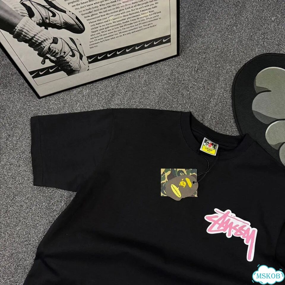 Футболка Bape x Stussy фото 3