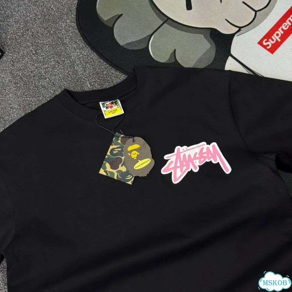 Футболка Bape x Stussy фото 7
