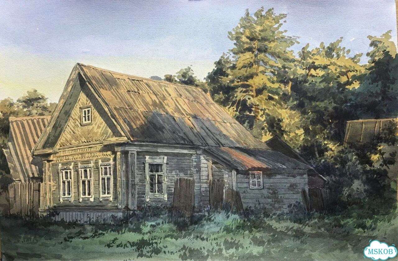 Картина Закат в Юрьевце фото 1