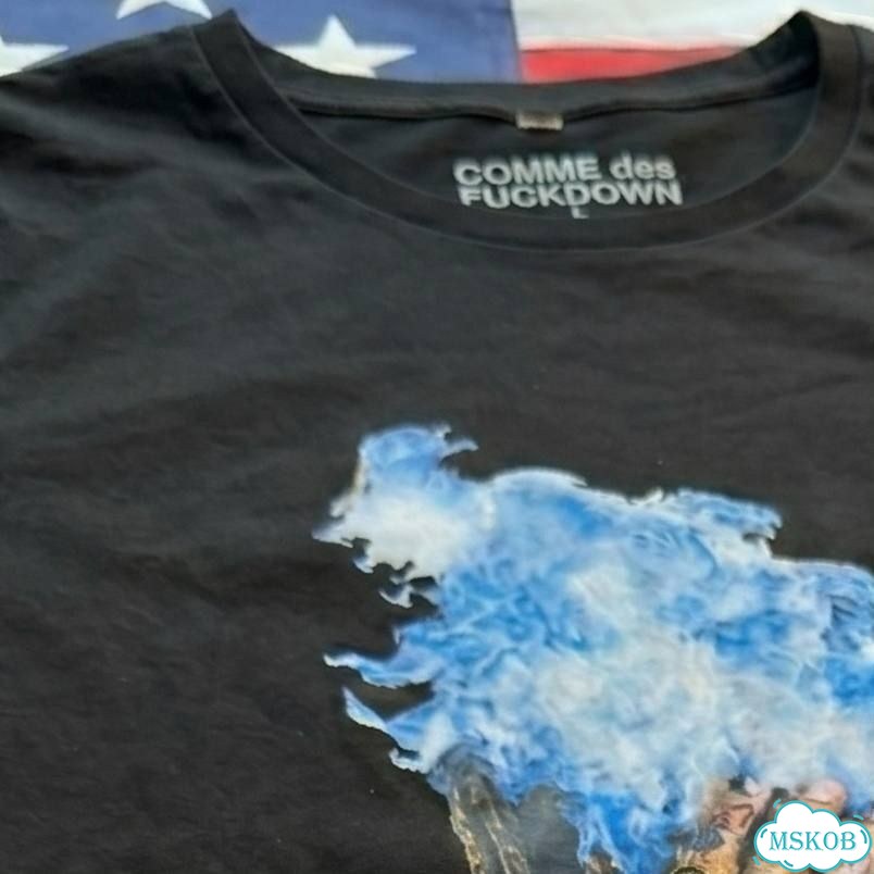 Футболка Comme des Fuckdown Wiz Khalifa Cloud Tee фото 3