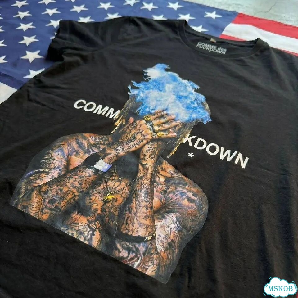 Футболка Comme des Fuckdown Wiz Khalifa Cloud Tee фото 4