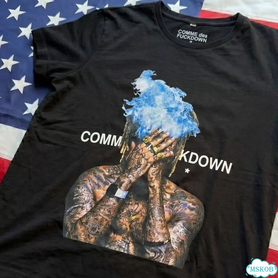 Футболка Comme des Fuckdown Wiz Khalifa Cloud Tee фото 6
