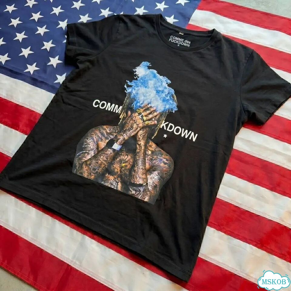 Футболка Comme des Fuckdown Wiz Khalifa Cloud Tee фото 9