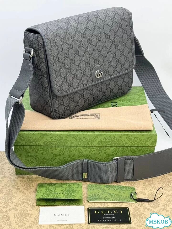 Мужская сумка через плечо gucci фото 1