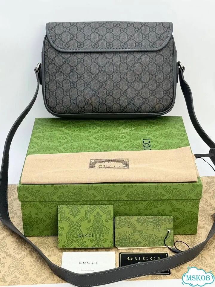Мужская сумка через плечо gucci фото 6