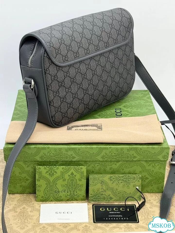 Мужская сумка через плечо gucci фото 7