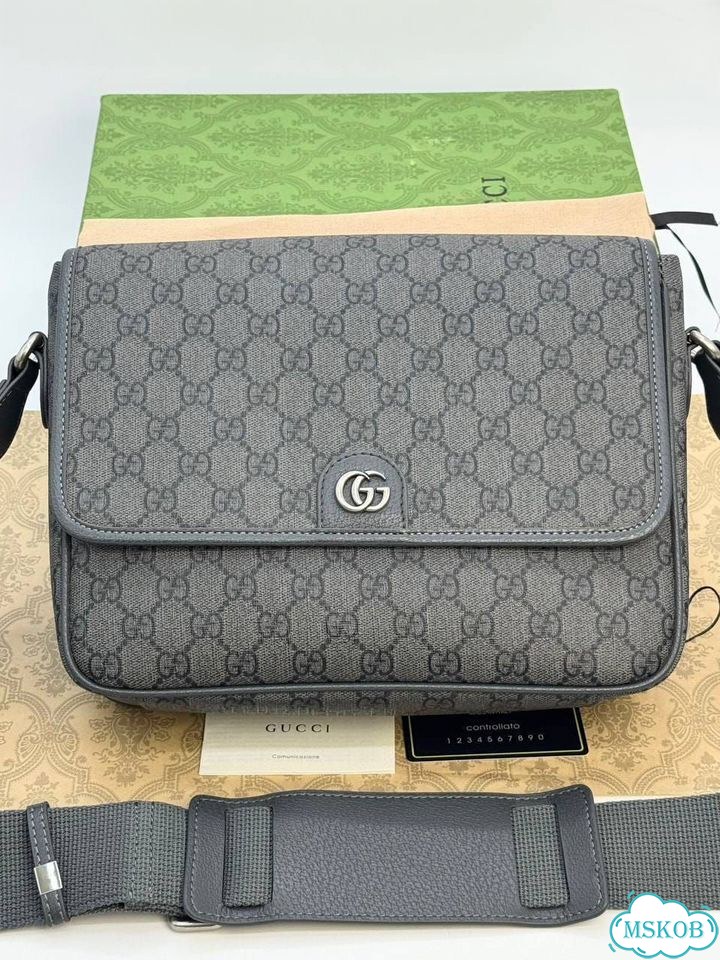 Мужская сумка через плечо gucci фото 8