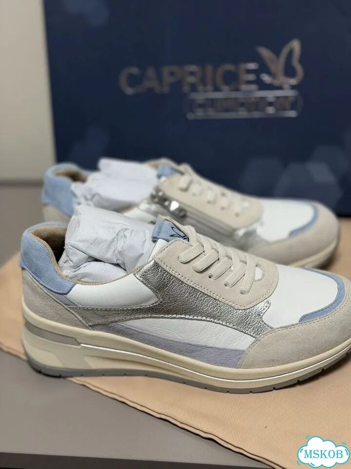 Кроссовки женские новые кожа замша caprice 40Н фото 1