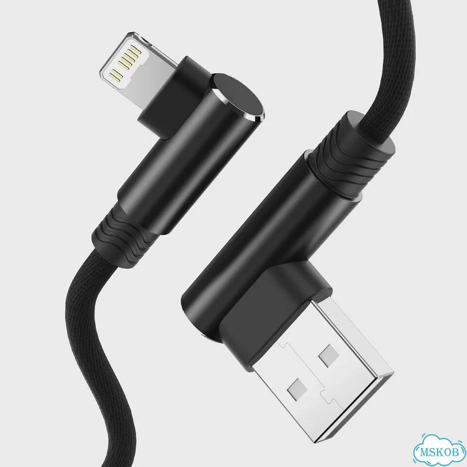 Кабель USB для iPhone черный 3 м, 90 фото 1