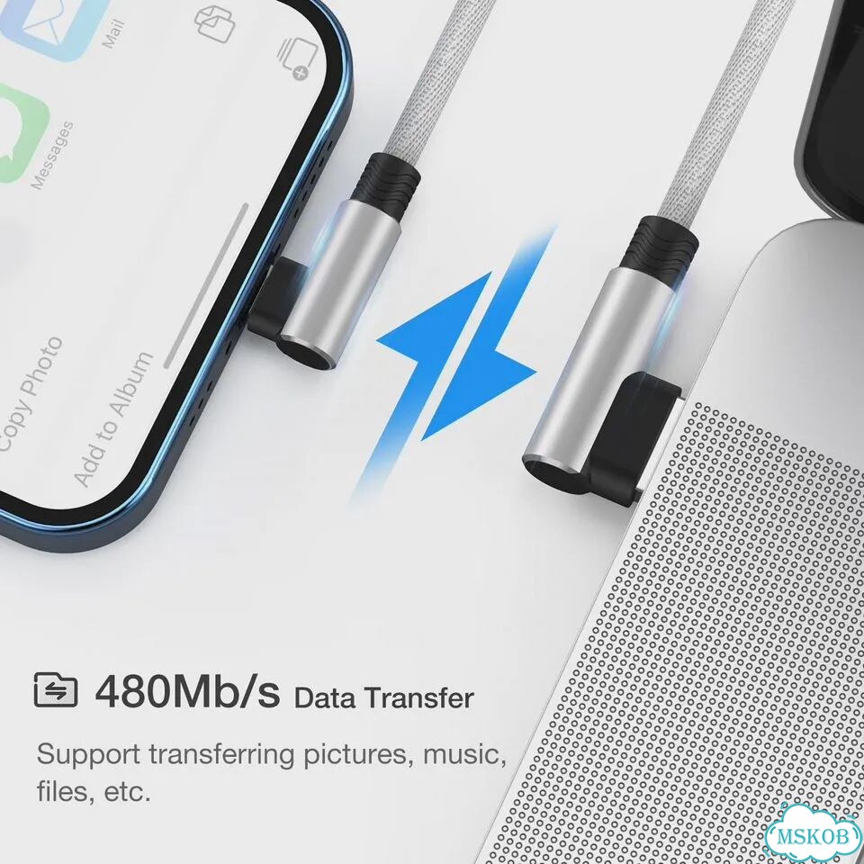 Кабель USB для iPhone черный 3 м, 90 фото 5
