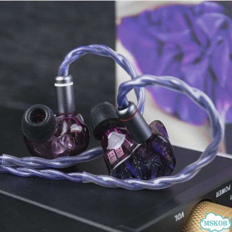 Kbear Неоновый кабель для наушников 2PIN 3.5mm фото 7