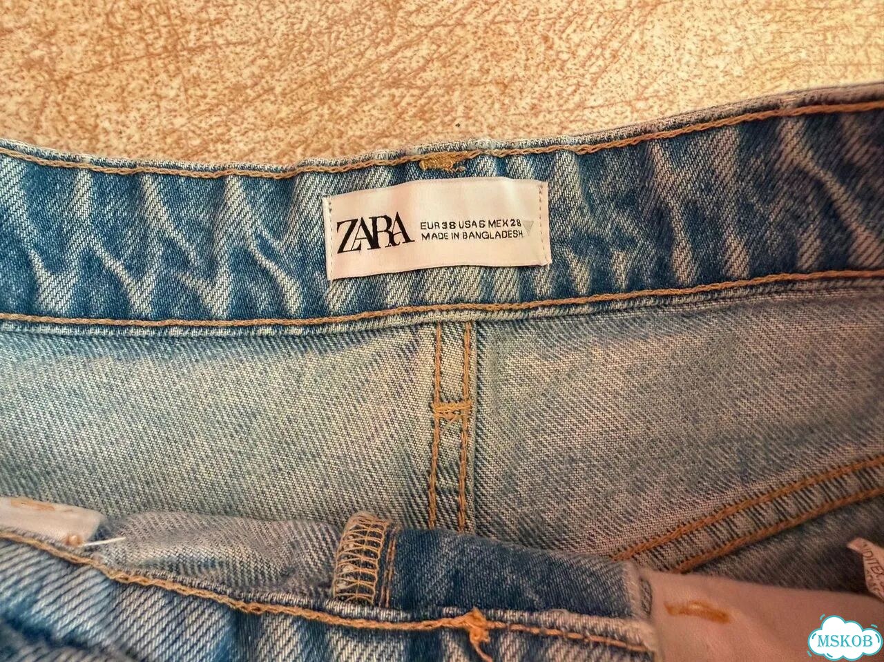 Джинсовые шорты Zara 38 фото 4