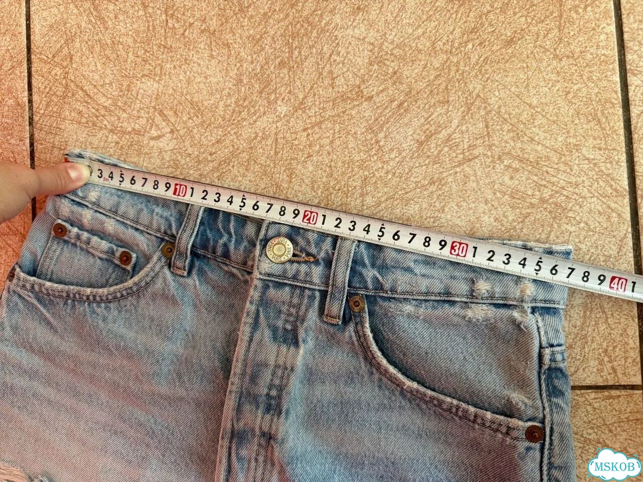 Джинсовые шорты Zara 38 фото 5
