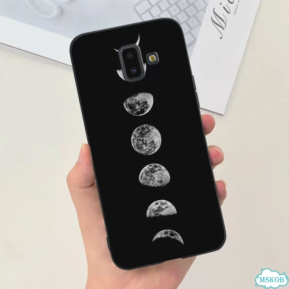 Чехол для Samsung Galaxy J4 J6 Plus 2018, цветочный мягкий силиконовый чехол для телефона Samsung J6 фото 1