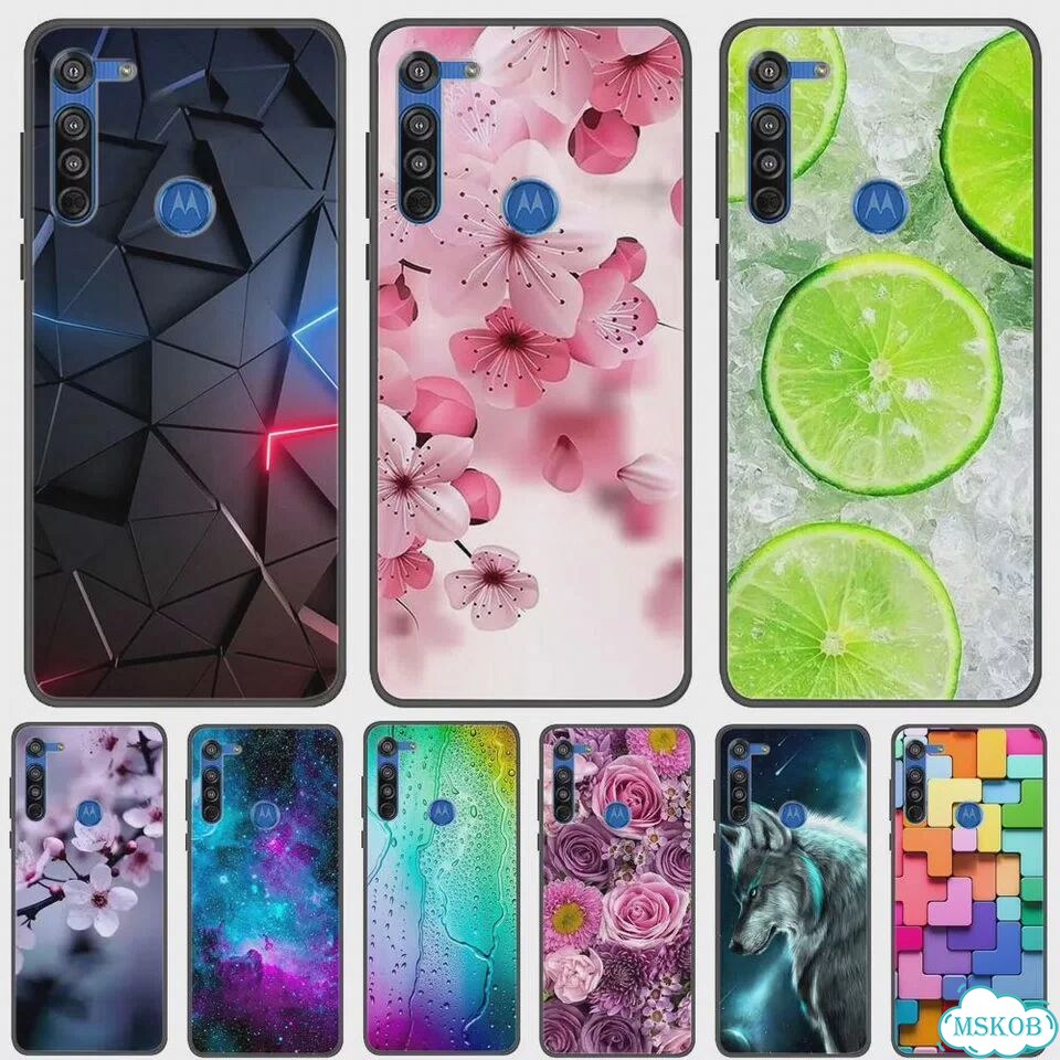Для Motorola Moto G8 Чехол G8 Play Мягкий силиконовый тпу Модный чехол для Черный, 22, For Moto G8 фото 2