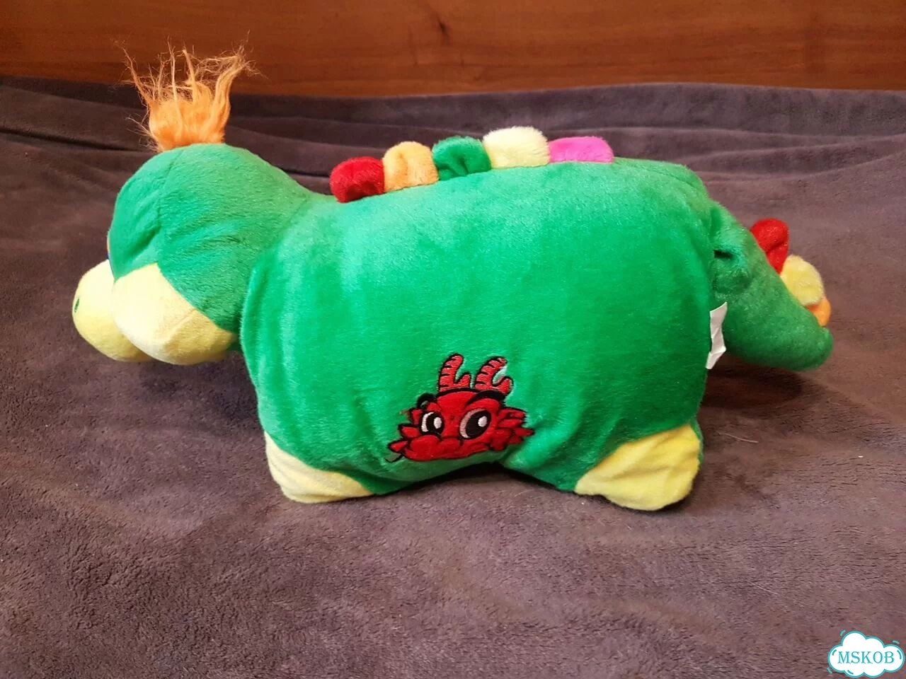 Мягкая игрушка подушка дракоша фото 4