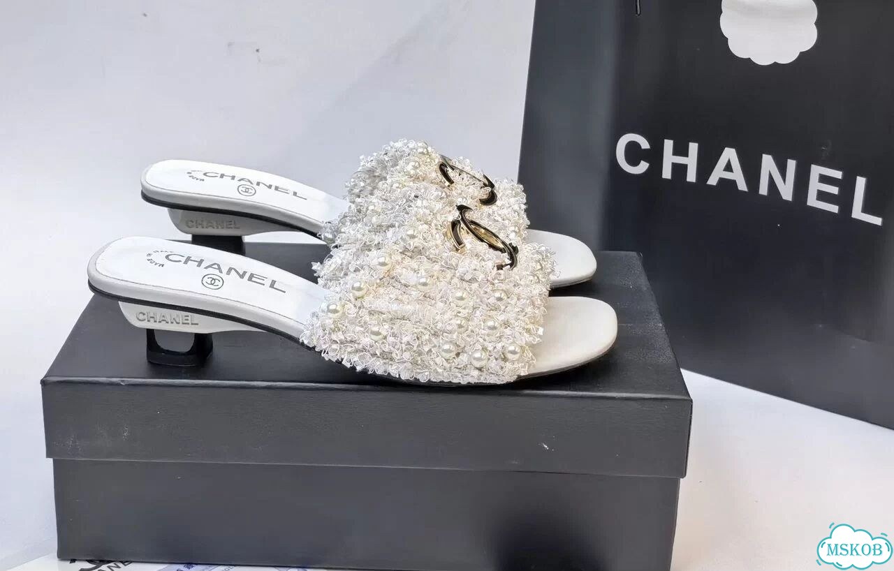 Жемчужные сабо Chanel,3цв фото 2