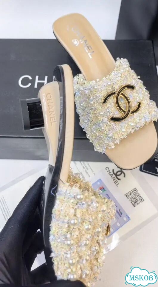 Жемчужные сабо Chanel,3цв фото 4