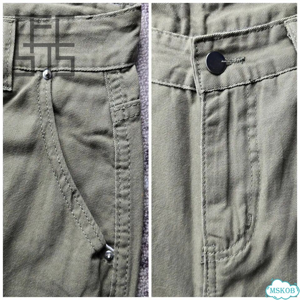 Джинсы No Faith Studios Baggy Heavy Cargo type фото 11